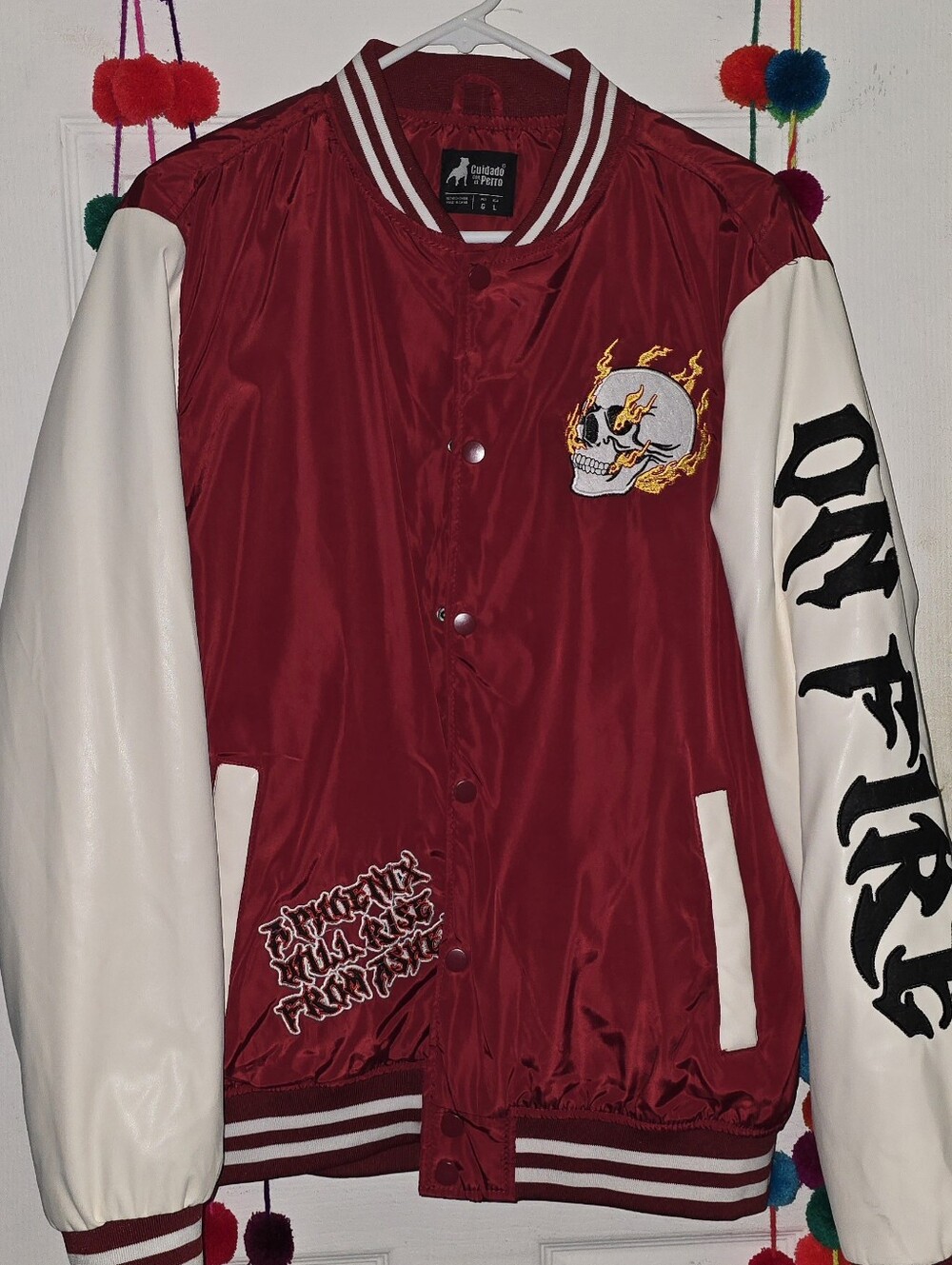 Red & White Varsity Jacket